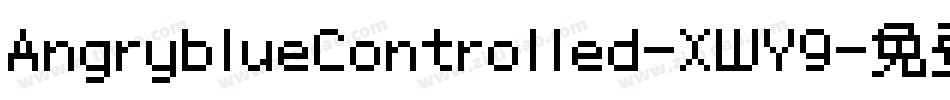 AngryblueControlled-XWY9字体转换