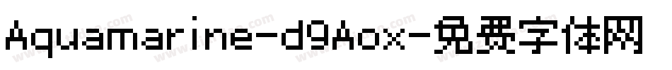 Aquamarine-d9Aox字体转换