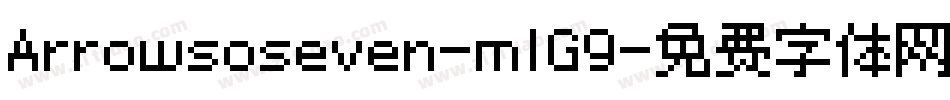 Arrowsoseven-mlG9字体转换