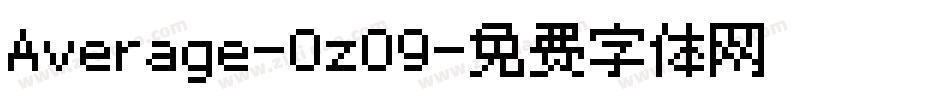 Average-0zO9字体转换