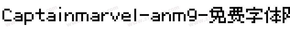 Captainmarvel-anm9字体转换