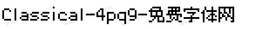 Classical-4pq9字体转换