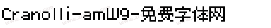 Cranolli-amW9字体转换