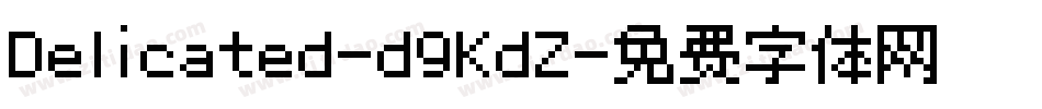 Delicated-d9KdZ字体转换