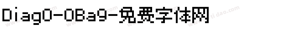 Diag0-0Ba9字体转换