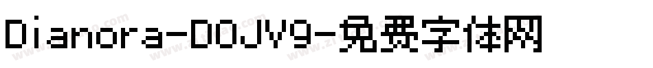Dianora-DOJV9字体转换