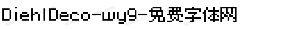 DiehlDeco-wy9字体转换