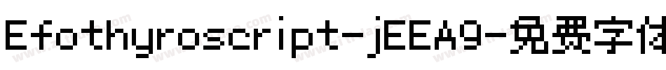 Efothyroscript-jEEA9字体转换
