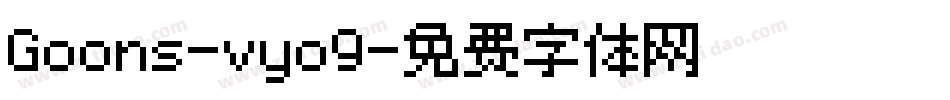 Goons-vyo9字体转换