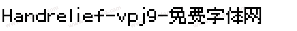 Handrelief-vpj9字体转换