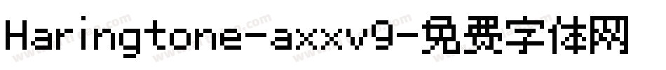 Haringtone-axxv9字体转换
