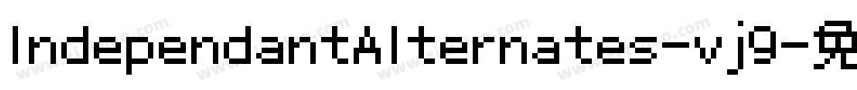 IndependantAlternates-vj9字体转换