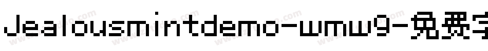 Jealousmintdemo-wmw9字体转换