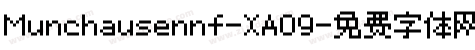 Munchausennf-XAO9字体转换