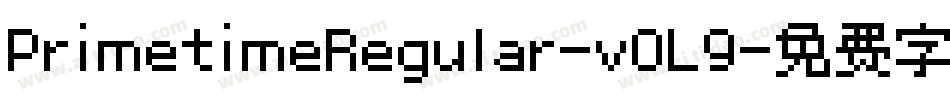 PrimetimeRegular-vOL9字体转换