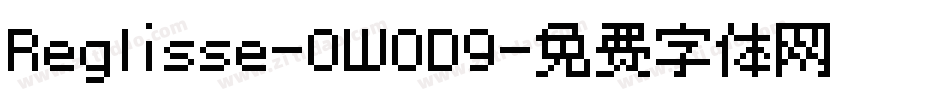Reglisse-0WOD9字体转换