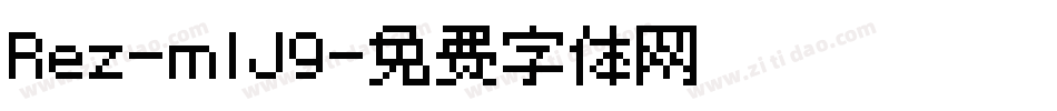 Rez-mlJ9字体转换