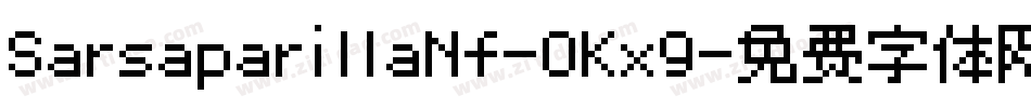 SarsaparillaNf-0Kx9字体转换