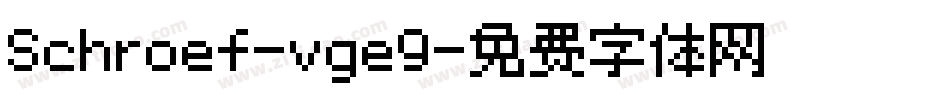 Schroef-vge9字体转换