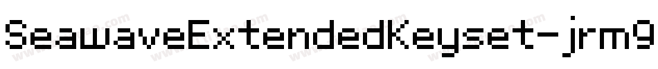 SeawaveExtendedKeyset-jrm9字体转换
