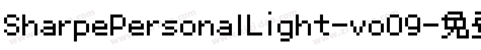 SharpePersonalLight-voO9字体转换