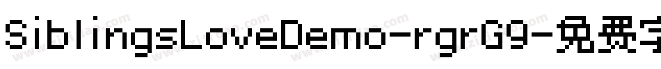 SiblingsLoveDemo-rgrG9字体转换