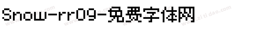 Snow-rrO9字体转换
