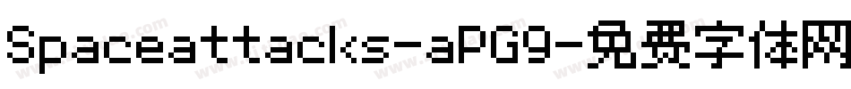 Spaceattacks-aPG9字体转换