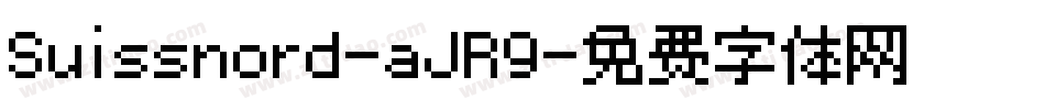Suissnord-aJR9字体转换