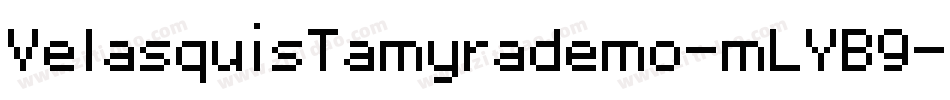 VelasquisTamyrademo-mLYB9字体转换