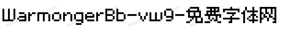 WarmongerBb-vw9字体转换