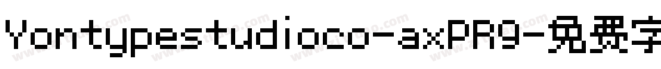 Yontypestudioco-axPR9字体转换