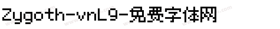 Zygoth-vnL9字体转换