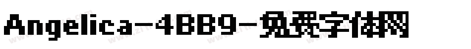 Angelica-4BB9字体转换