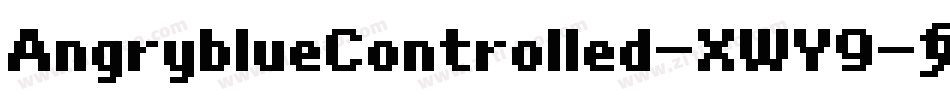 AngryblueControlled-XWY9字体转换