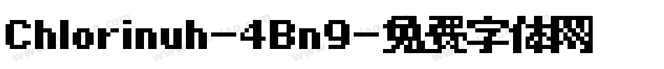 Chlorinuh-4Bn9字体转换