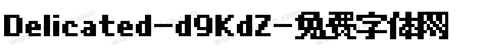 Delicated-d9KdZ字体转换