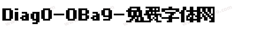 Diag0-0Ba9字体转换