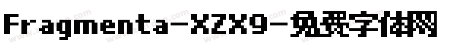 Fragmenta-XZX9字体转换