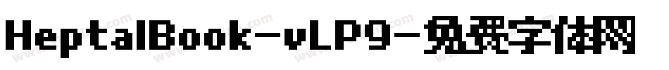 HeptalBook-vLP9字体转换