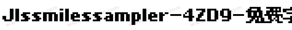 Jlssmilessampler-4ZD9字体转换