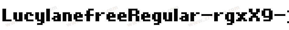 LucylanefreeRegular-rgxX9字体转换