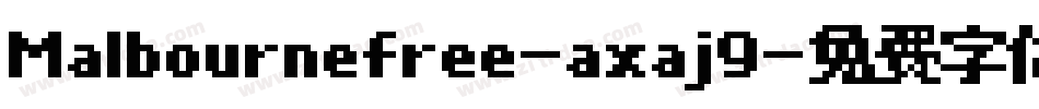 Malbournefree-axaj9字体转换