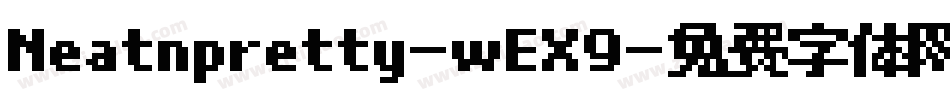 Neatnpretty-wEX9字体转换