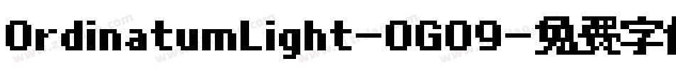 OrdinatumLight-0GO9字体转换