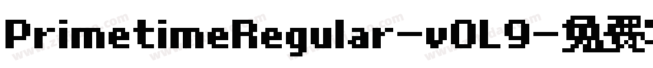 PrimetimeRegular-vOL9字体转换