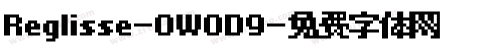 Reglisse-0WOD9字体转换