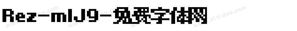 Rez-mlJ9字体转换