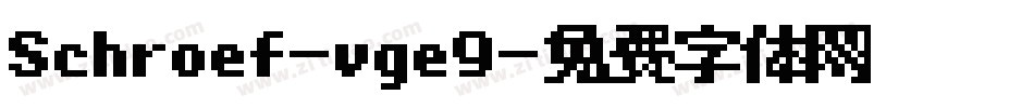Schroef-vge9字体转换