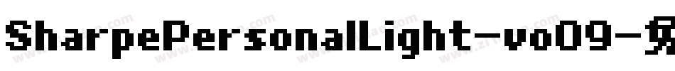 SharpePersonalLight-voO9字体转换